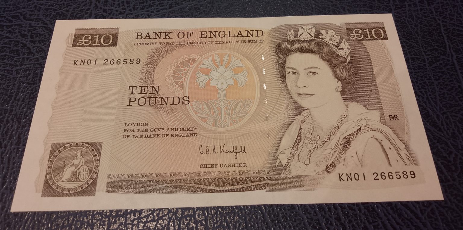 £10 Kentfield B360 First Run (UNC) KN01 266589